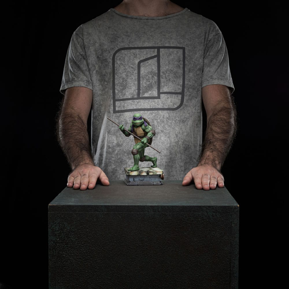 Tinejdžerski mutant Ninja kornjače statue Art Scale 1/10 Donatello 18 cm