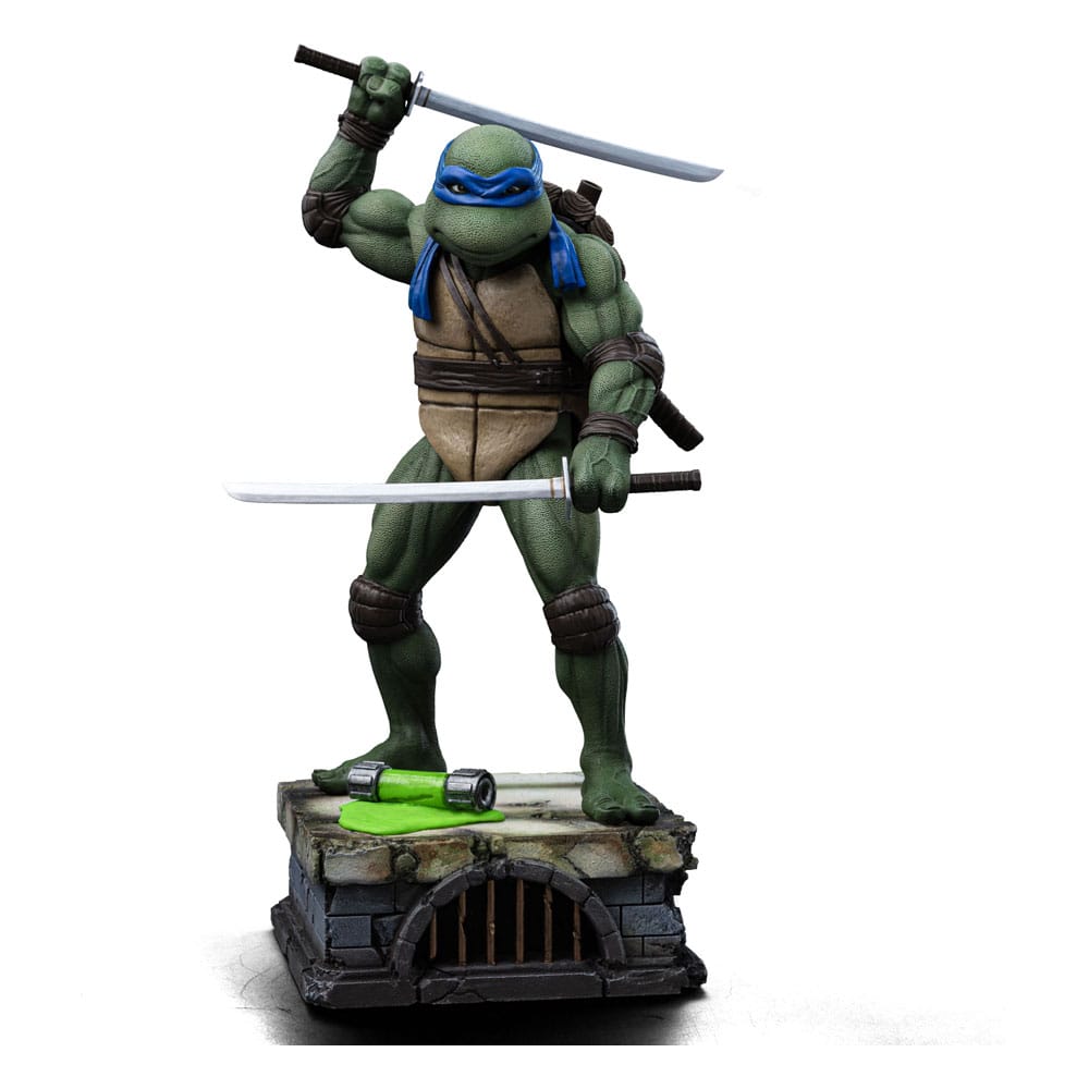 Estatua de escala de arte de Turtles Ninja Turtles adolescentes 1/10 Leonardo 21 cm