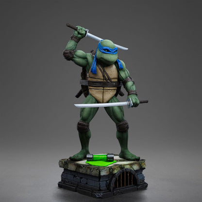Estatua de escala de arte de Turtles Ninja Turtles adolescentes 1/10 Leonardo 21 cm