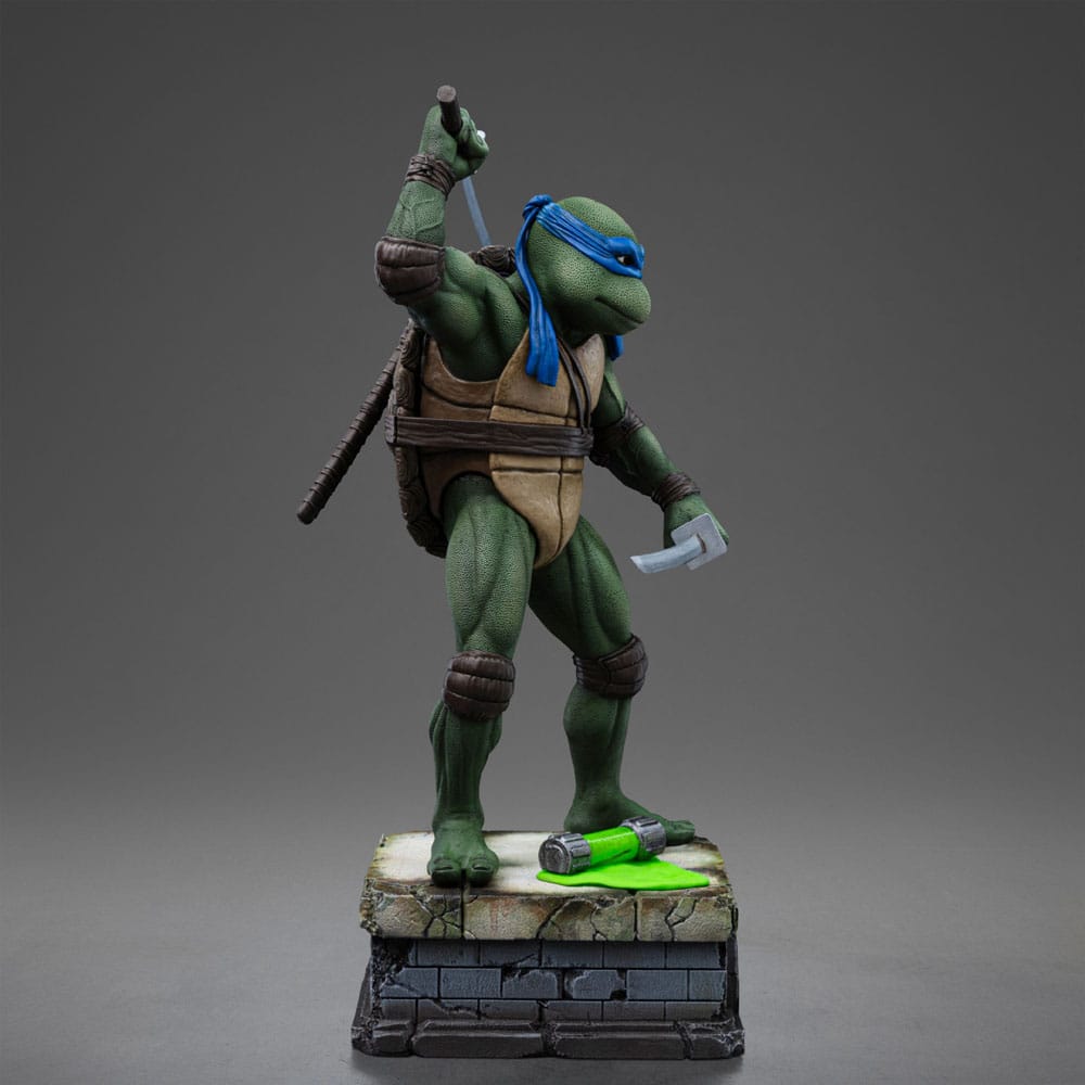 Estatua de escala de arte de Turtles Ninja Turtles adolescentes 1/10 Leonardo 21 cm