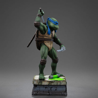Estatua de escala de arte de Turtles Ninja Turtles adolescentes 1/10 Leonardo 21 cm