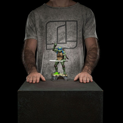 Estatua de escala de arte de Turtles Ninja Turtles adolescentes 1/10 Leonardo 21 cm