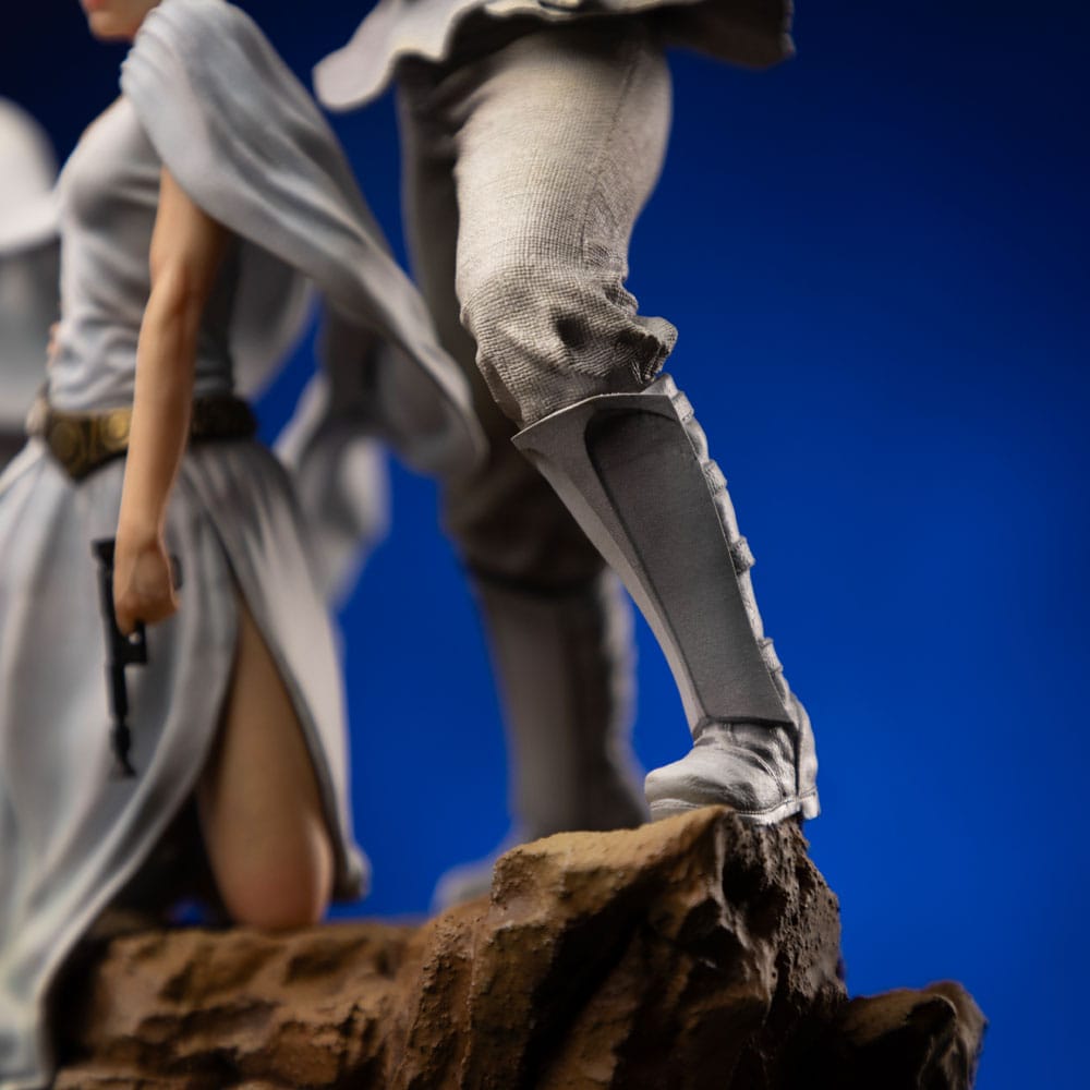 State di Scala artistica di Star Wars Deluxe 1/10 Luke e Leia 41 cm