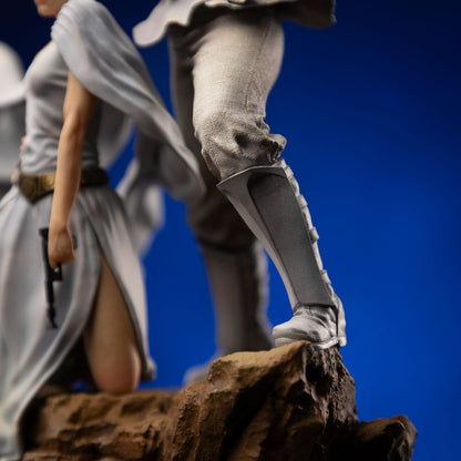 State di Scala artistica di Star Wars Deluxe 1/10 Luke e Leia 41 cm