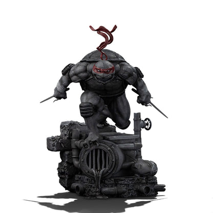 Teenage Mutant Ninja Turtles Estatua a escala artística 1/10 Rafael Variante en blanco y negro 26 cm heo exclusivo
