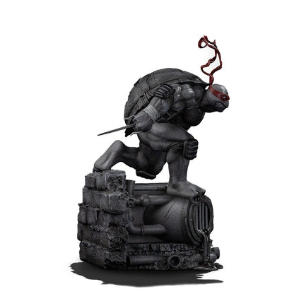 Teenage Mutant Ninja Turtles Estatua a escala artística 1/10 Rafael Variante en blanco y negro 26 cm heo exclusivo
