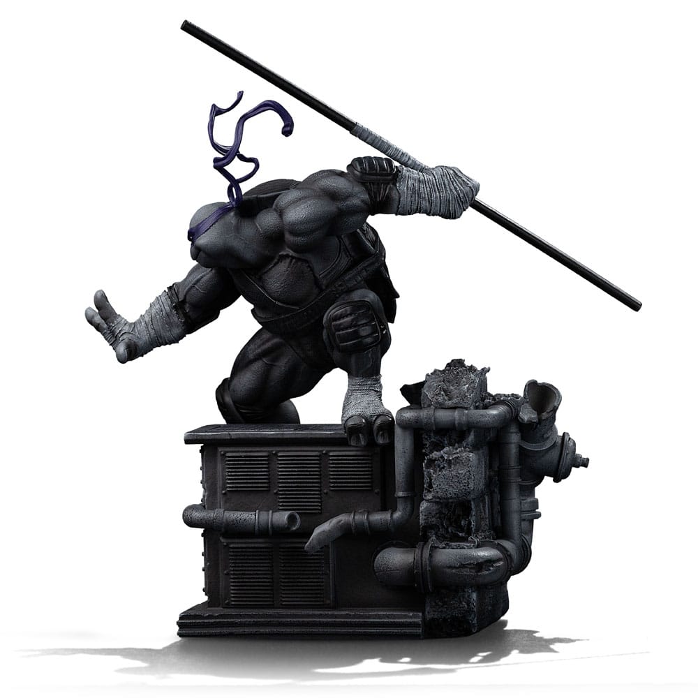 Teenage Mutant Ninja Turtles Art Scale Statue 1/10 Donatello Black and White Variant 26 cm heo eksklusiv
