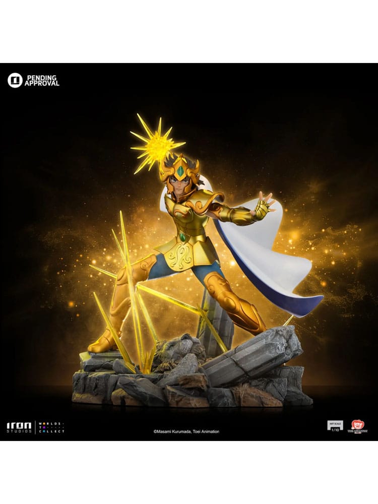 Aziz Seiya Sanat Ölçeği Heykeli 1/10 Leo Aiolia 24 cm