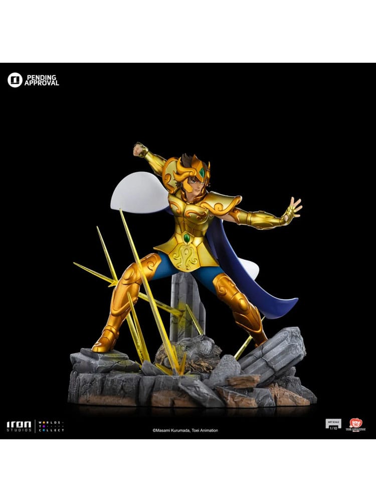 Aziz Seiya Sanat Ölçeği Heykeli 1/10 Leo Aiolia 24 cm