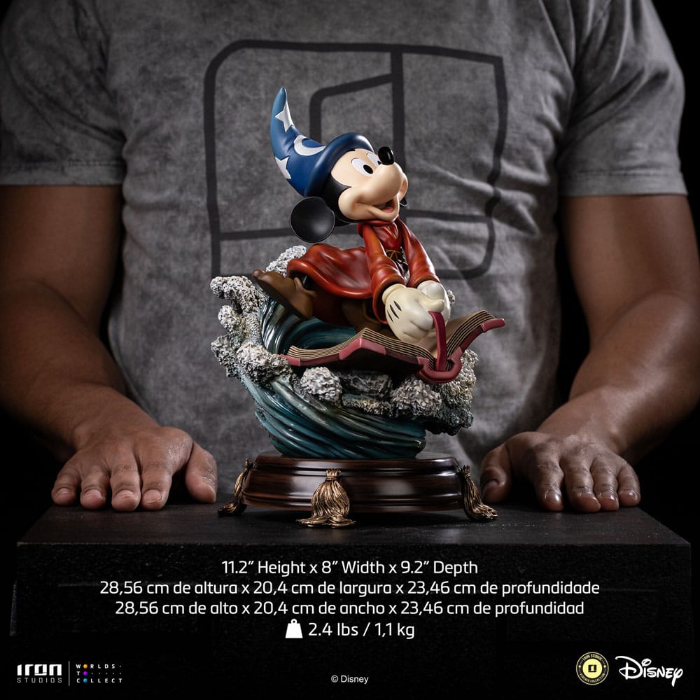Disney Classics Vintage Collection Deluxe Art Scale Statue 1/10 Sorcier Mickey 28 cm