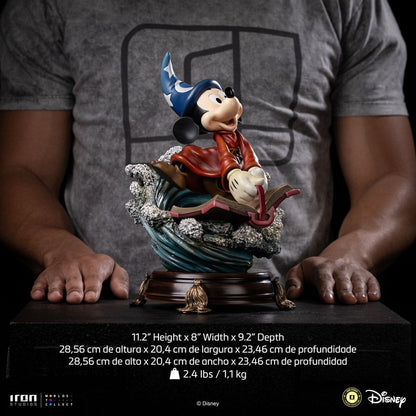 Disney Classics Vintage Collection Deluxe Art Scale Statue 1/10 Sorcier Mickey 28 cm