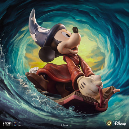 Disney Classics Vintage Collection Deluxe Art Scale Statue 1/10 Sorcier Mickey 28 cm