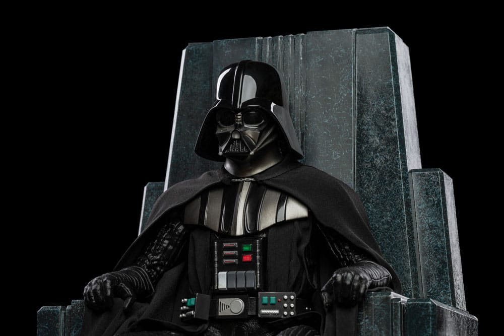 Yıldız Savaşları Sanat Ölçeği Heykeli 1/10 Tahtta Darth Vader 18 cm
