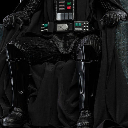 Yıldız Savaşları Sanat Ölçeği Heykeli 1/10 Tahtta Darth Vader 18 cm