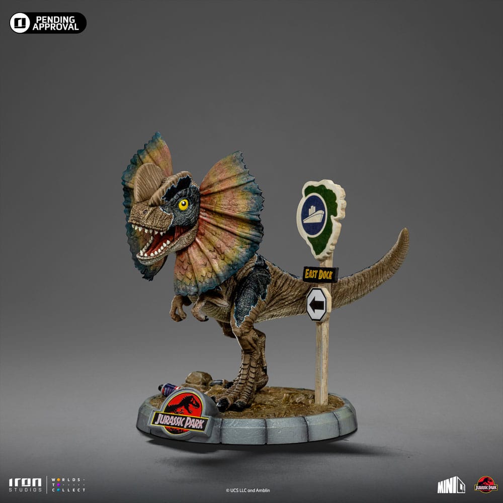 Jurassic Park Mini Co. PVC Dilophosaurus 12 cm