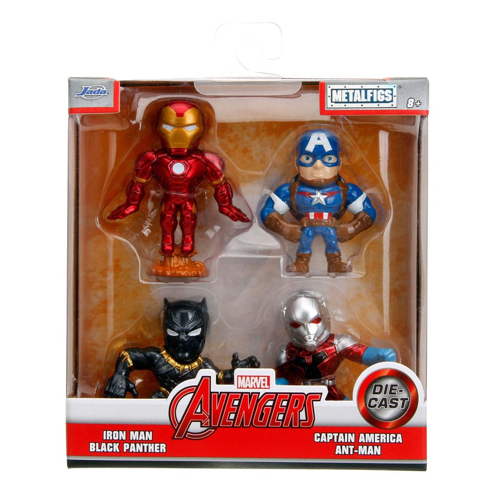 Avengers Nano Metalfigs Diecast Mini Figures 4 Pack 6 cm