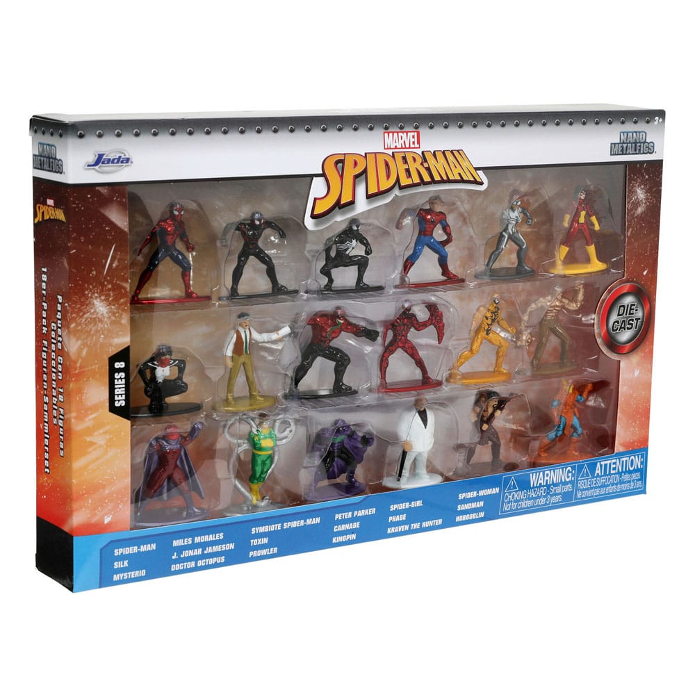 Marvel Nano Metalfigs Diecast mini figure 18-Pack Val 8 4 cm