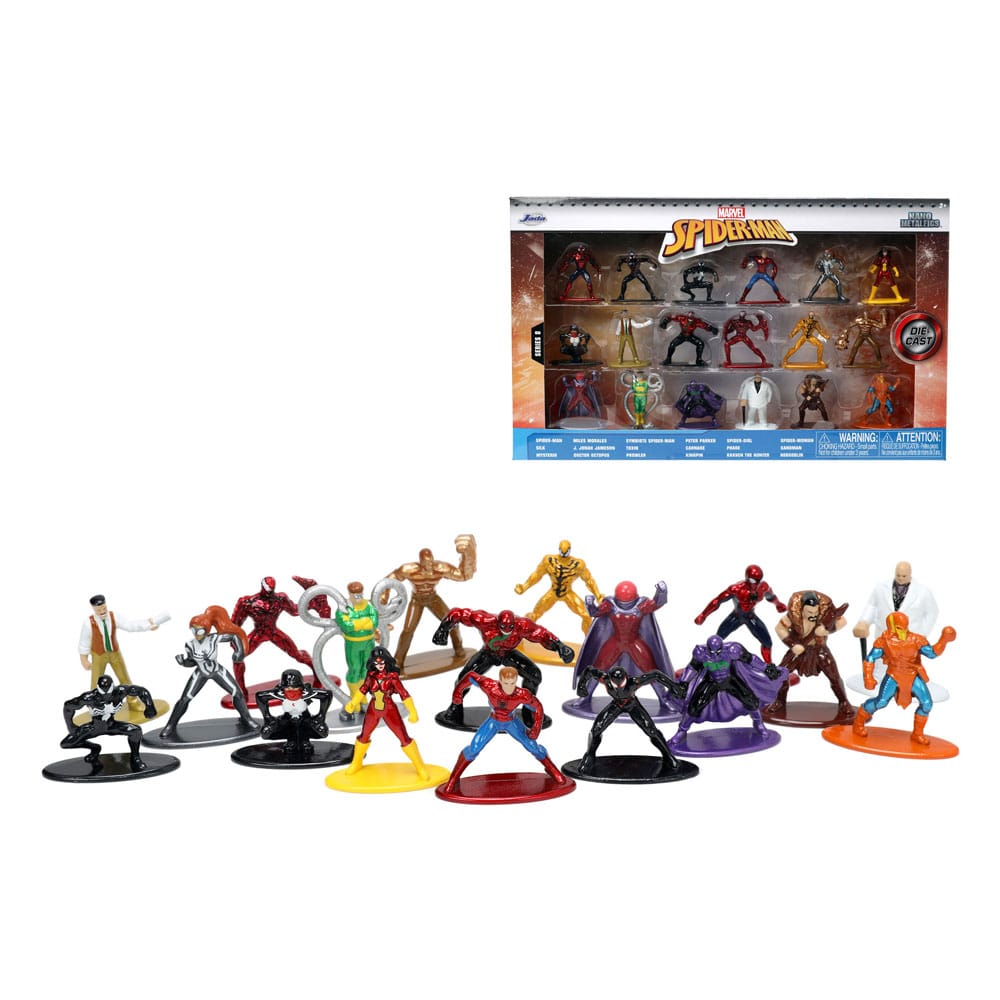 Marvel Nano Metalfigs Diecast mini figure 18-Pack Val 8 4 cm