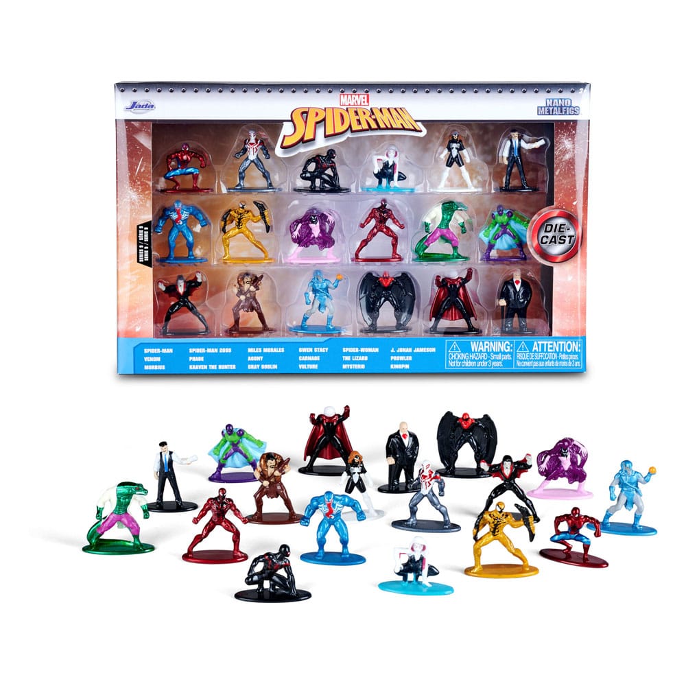 Marvel Nano Metalfigs Diecast Mini Figures 18-Pack Wave 9 4 cm