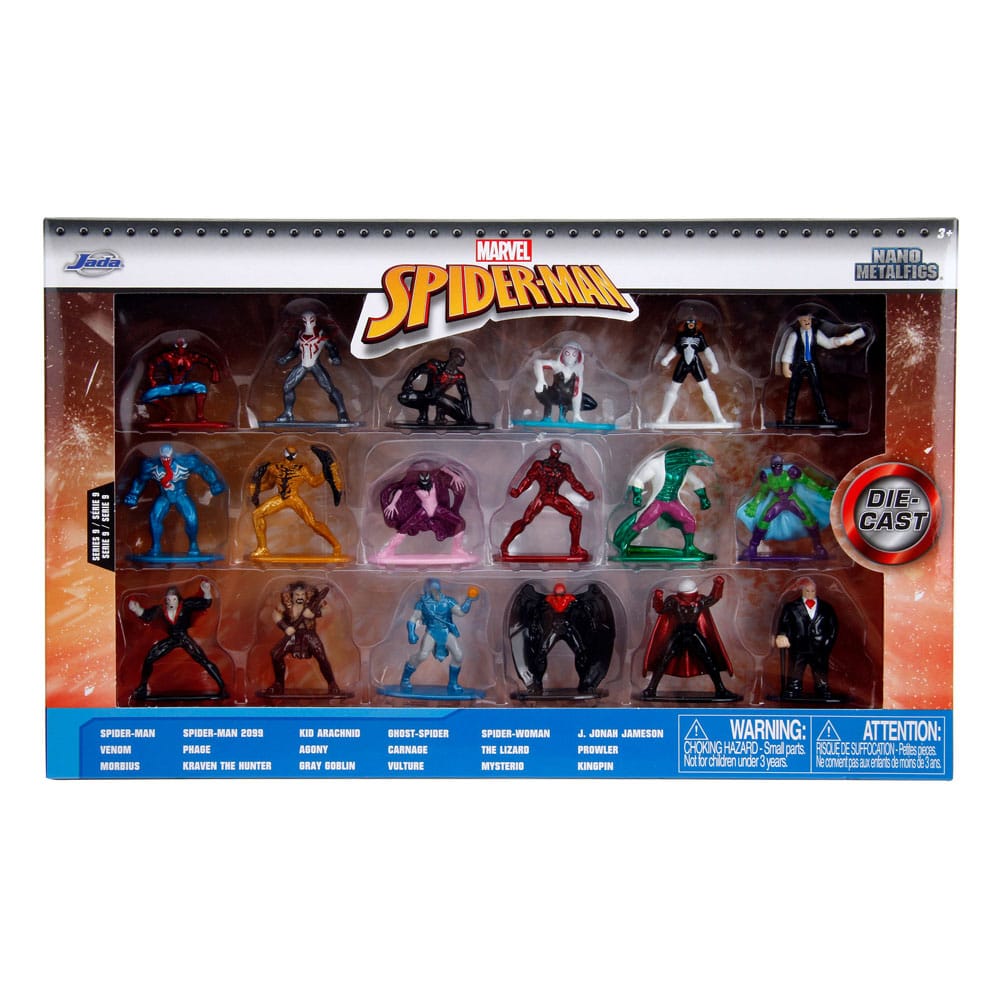 Marvel Nano Metalfigs Diecast Mini Figures 18-Pack Wave 9 4 cm