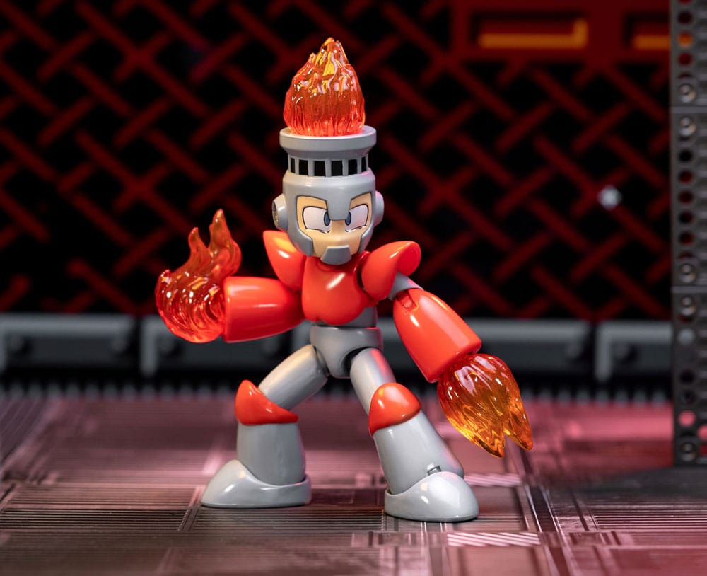 Mega Man Action Figure Fire Man 11 cm