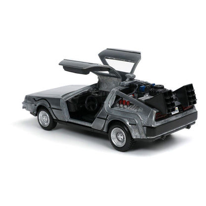 Povratak u budućnost Hollywood Rides Diecast Model 1/32 Delorean Time Machine