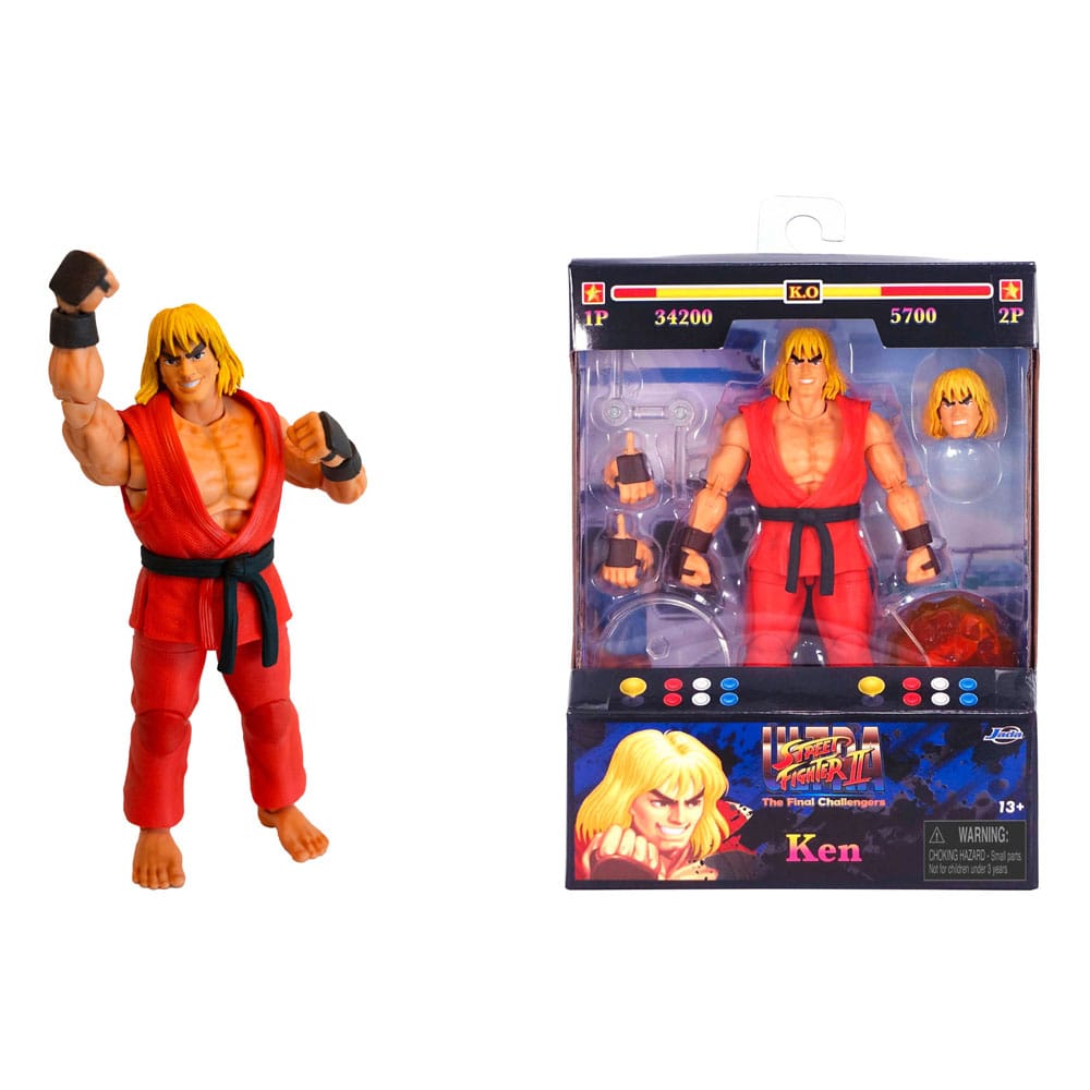 Ultra Street Fighter II: The Final Challengers Actiefiguur 1/12 Ken 15 cm