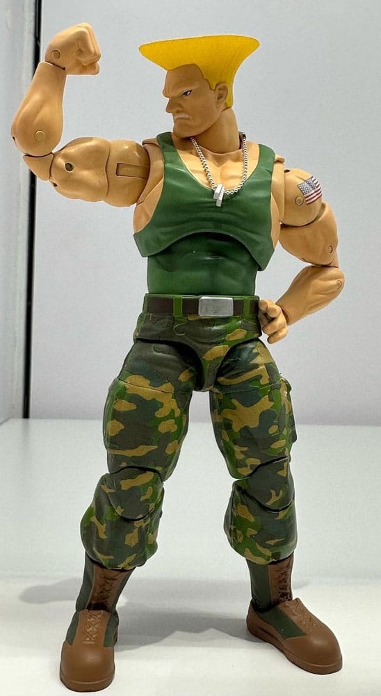 Ultra Street Fighter II: The Final Challengeers Action Şekil 1/12 Guile 15 cm