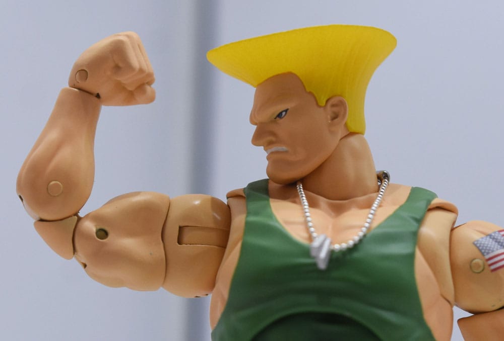 Ultra Street Fighter II: The Final Challengeers Action Şekil 1/12 Guile 15 cm