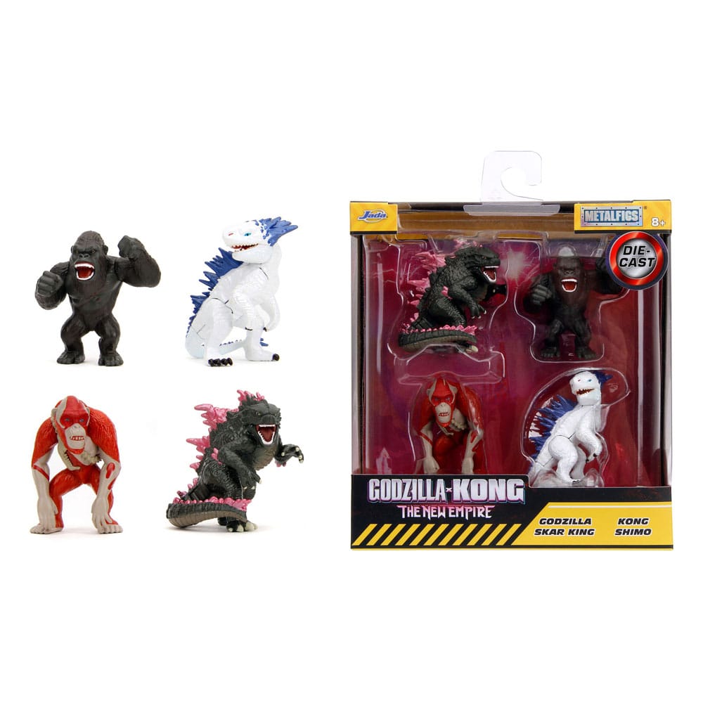 Godzilla Nano Metalfigs Diecast Mini Figures 4-Pack Wave 1 4 cm