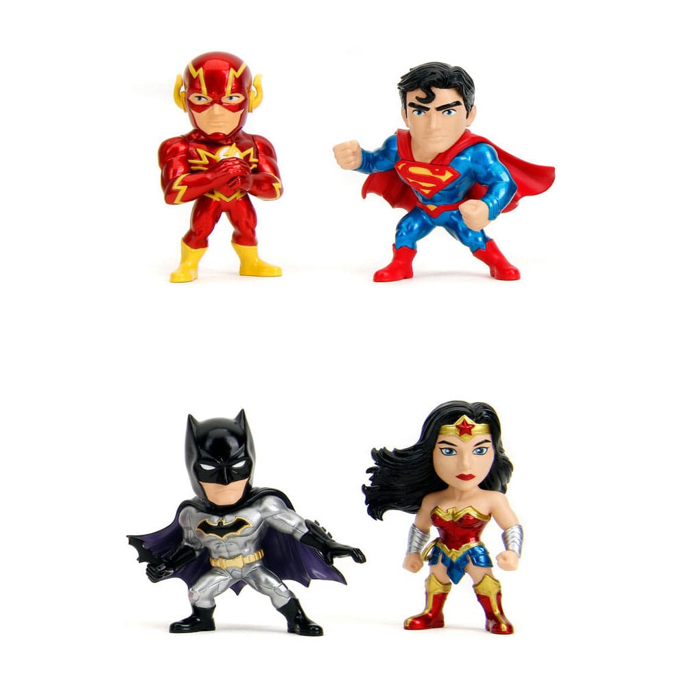 DC Comics Nano Metalfigs Diecast Mini Figures 4-Pack Wave 1 4 cm