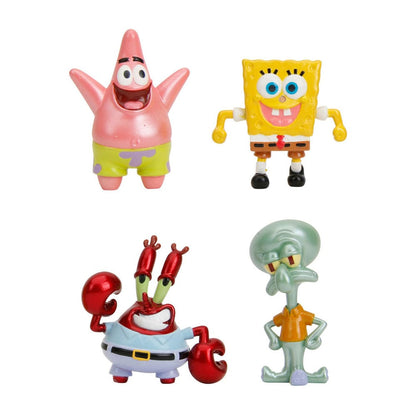 Spongebob squarepants nano metalfigs mini figure da 4 pacchetti onde 1 4 cm