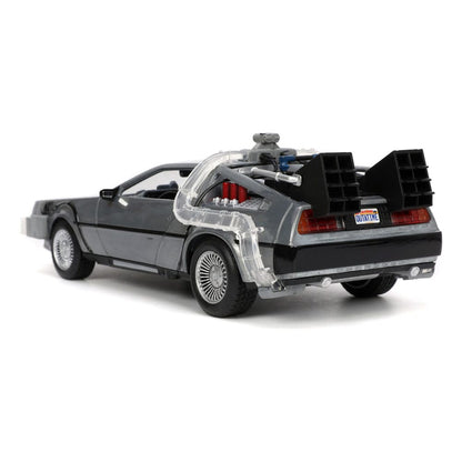 Tilbage til fremtiden II Hollywood Rides Diecast Model 1/24 DeLorean Time Machine