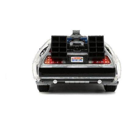 Tilbage til fremtiden II Hollywood Rides Diecast Model 1/24 DeLorean Time Machine