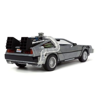 Tilbage til fremtiden II Hollywood Rides Diecast Model 1/24 DeLorean Time Machine