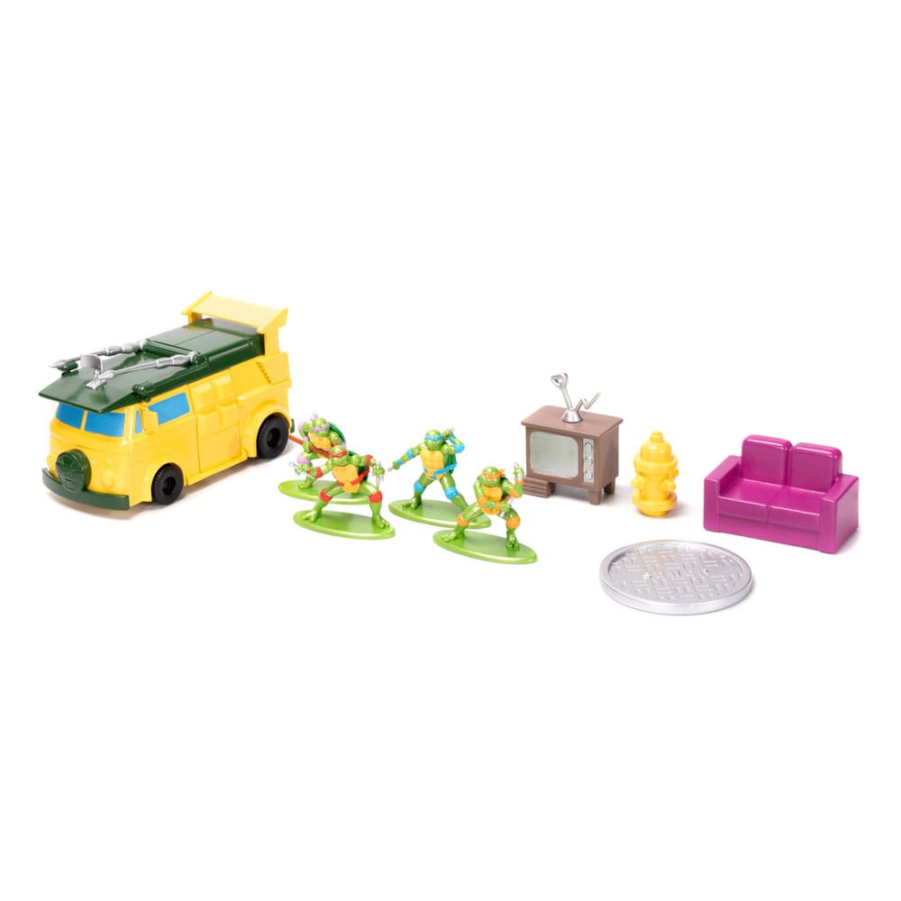 Teenage Mutant Ninja Turtles  Nano Metalfigs Nano Scene