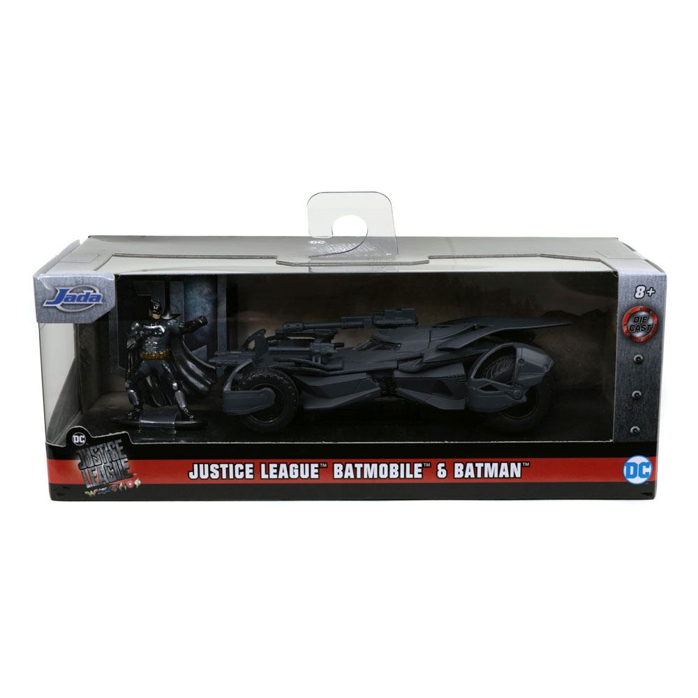 Justice League Hollywood Rides Diecast Model 1/32 Batmobile met figuur