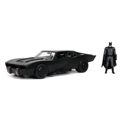 Batman 2022 Hollywood Rides Dascast Modell 1/24 2022 Batmobil mit Figur