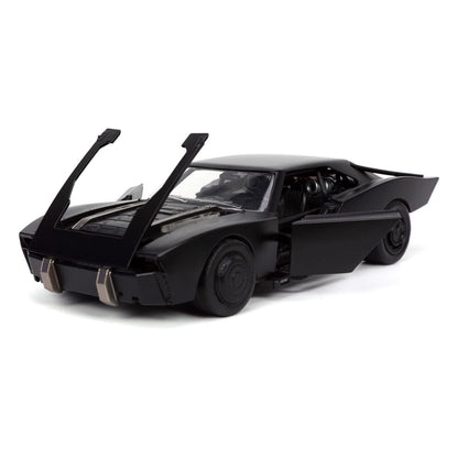 Batman 2022 Hollywood Rides Dascast Modell 1/24 2022 Batmobil mit Figur