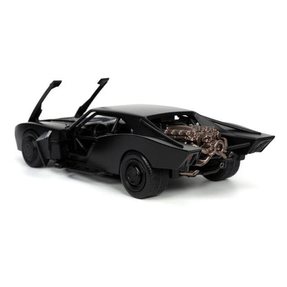 Batman 2022 Hollywood Rides Dascast Modell 1/24 2022 Batmobil mit Figur