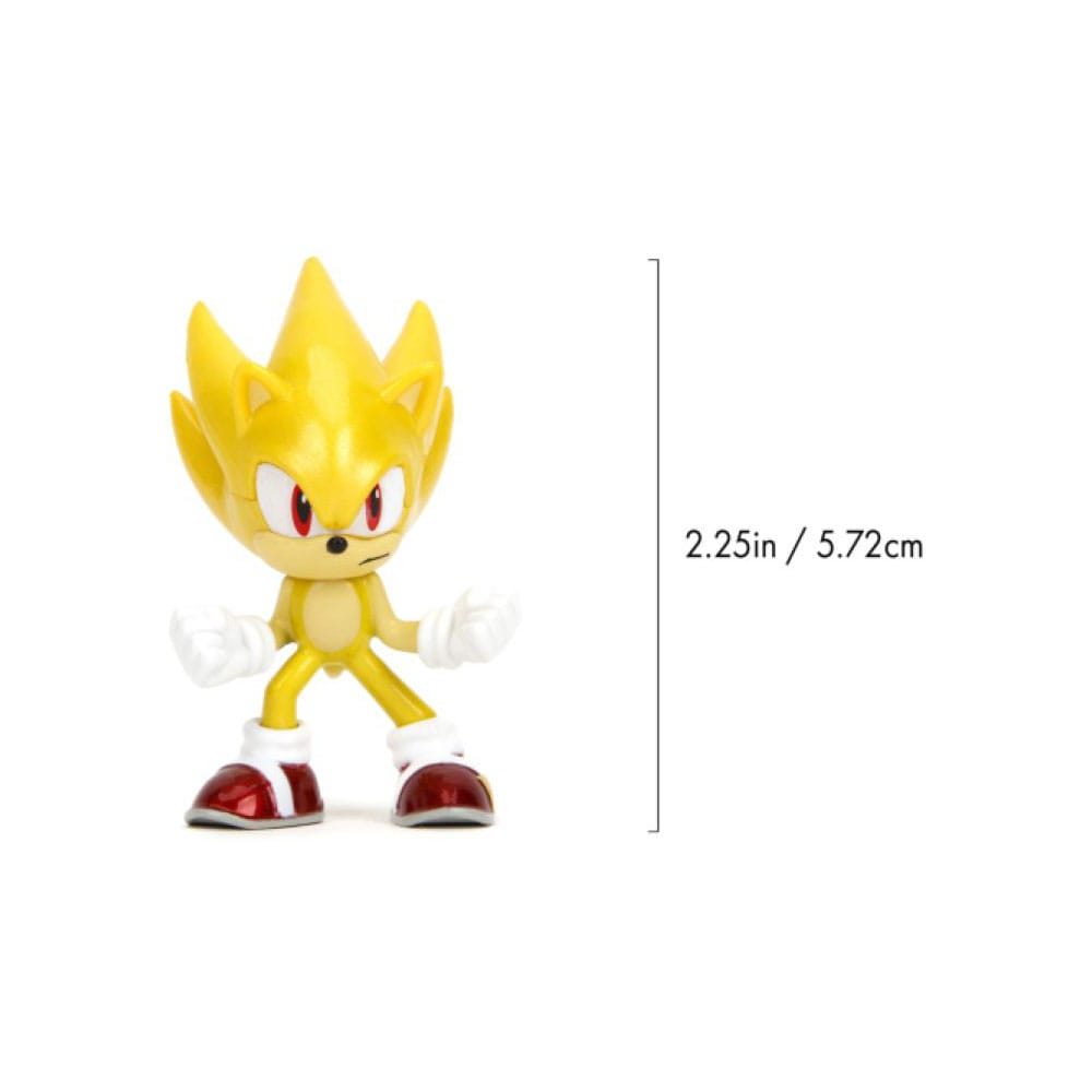 Sonic the Hedgehog Nano Metalfigs Döküm Mini Figürler 3'lü Paket 5 cm