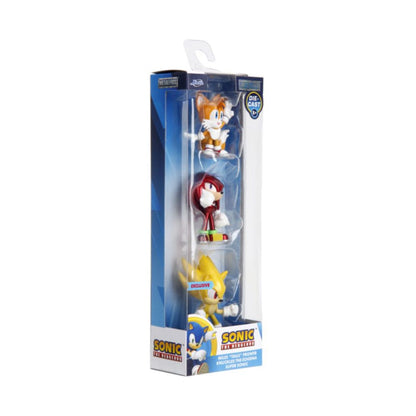 Sonic the Hedgehog Nano Metalfigs Döküm Mini Figürler 3'lü Paket 5 cm