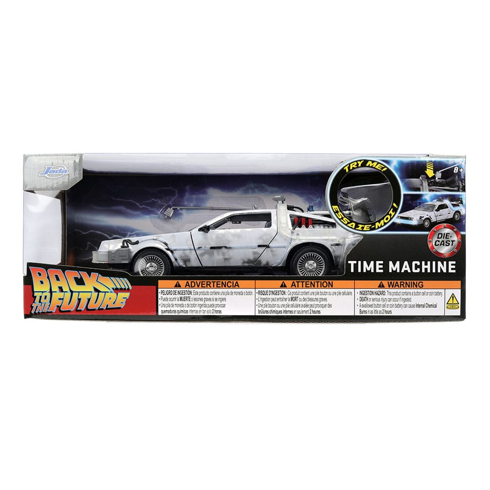 Tilbake til fremtiden Diecast Model 1/24 Time Machine Frost