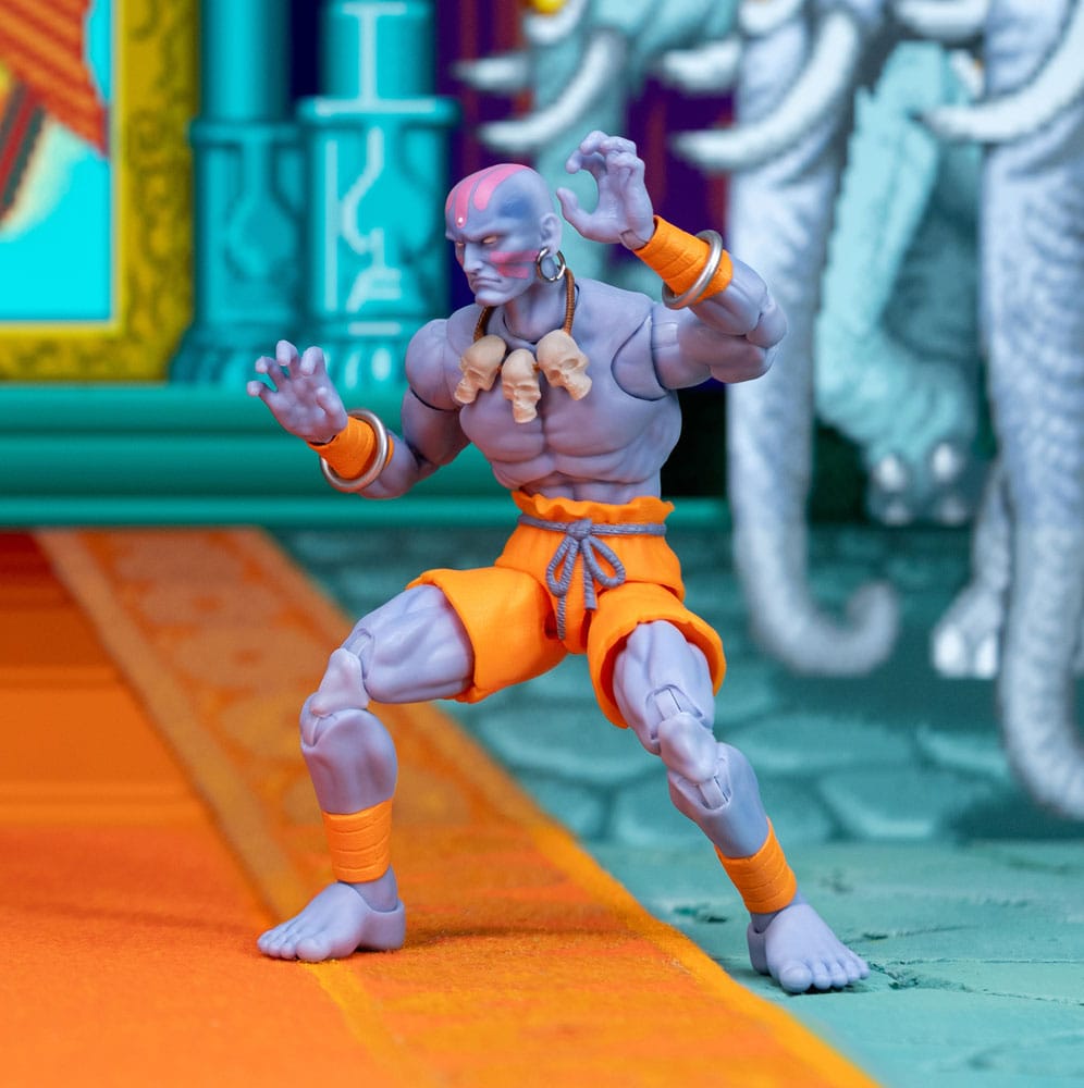 Ultra Street Fighter II: Son Meydan Okuyanlar Aksiyon Figürü 1/12 Dhalsim Deluxe 15 cm