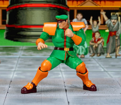 Ultra Street Fighter II: Son Meydan Okuyanlar Aksiyon Figürü 1/12 M. Bison Deluxe 15 cm
