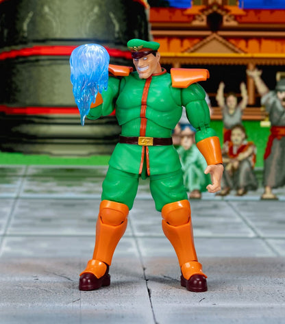 Ultra Street Fighter II: Son Meydan Okuyanlar Aksiyon Figürü 1/12 M. Bison Deluxe 15 cm