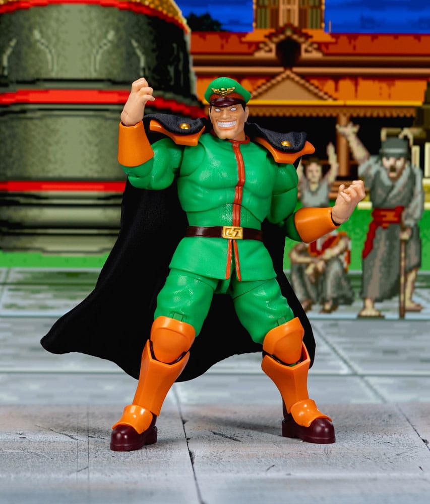 Ultra Street Fighter II: Son Meydan Okuyanlar Aksiyon Figürü 1/12 M. Bison Deluxe 15 cm