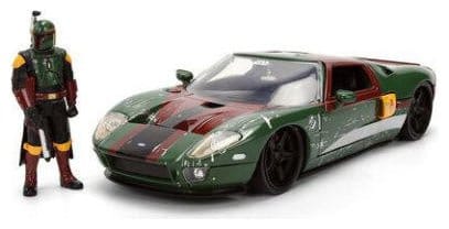 Modello pressofuso di Star Wars 1:24 Boba Fett 2005 Ford GT