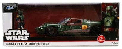 Modello pressofuso di Star Wars 1:24 Boba Fett 2005 Ford GT