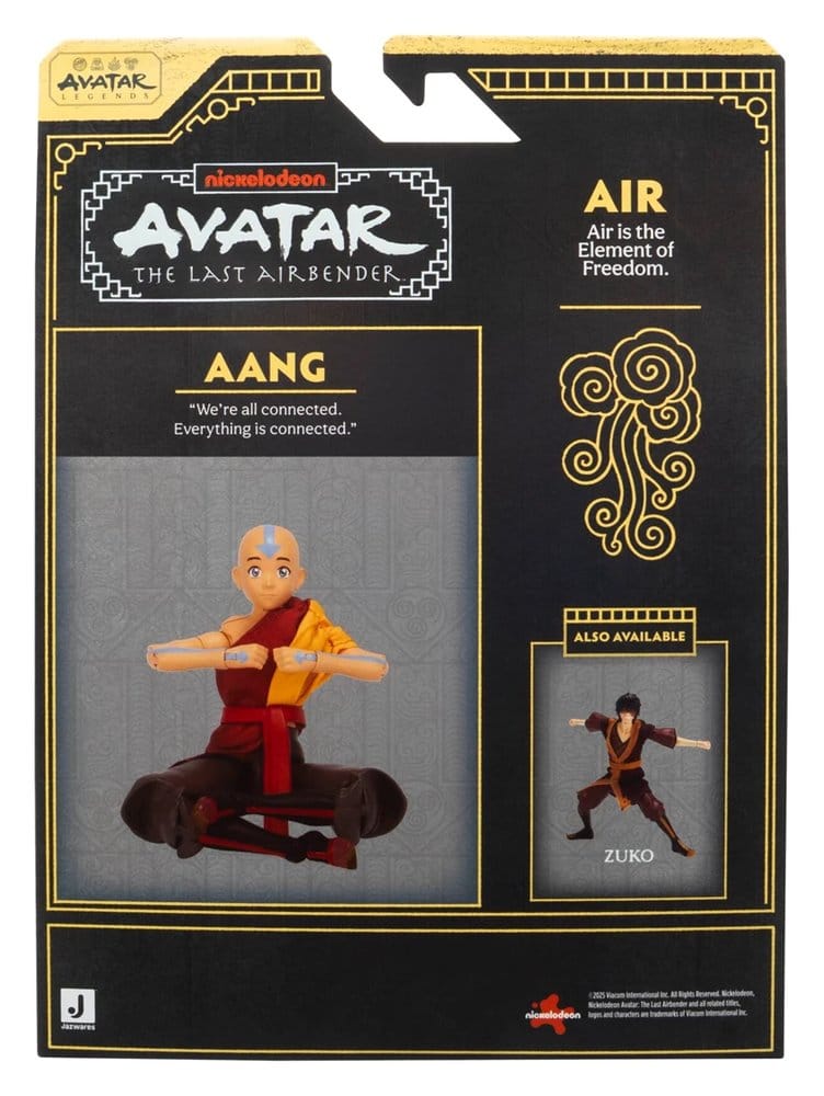 Avatar: The Last Airbender Klassieke actiefiguur Aang (B3) 17 cm